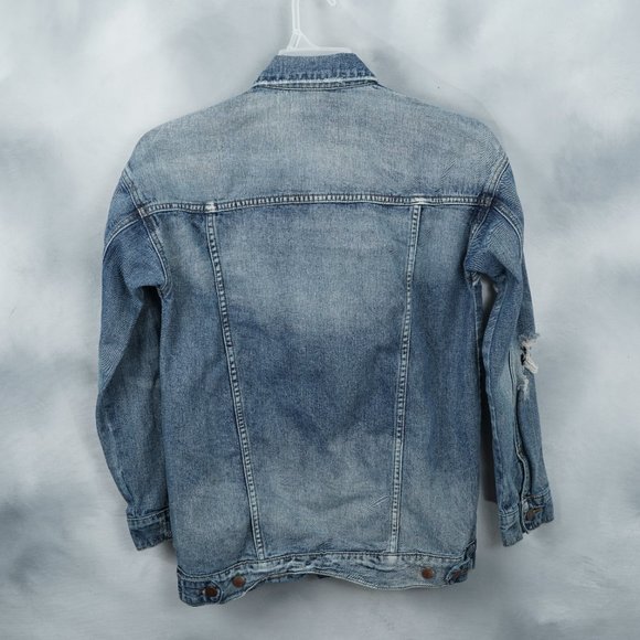 #10 Fover 21 Women's Denim Jeans Jacket - Picture 8 of 10